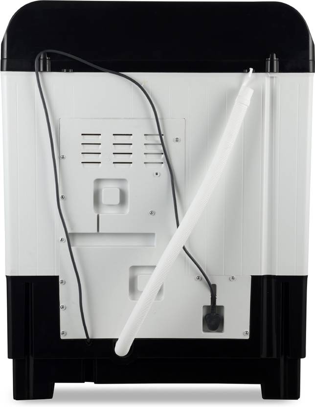 Midea 8 kg Semi Automatic Top Load Washing Machine Black, White (MWMSA080PDX(KW))-2