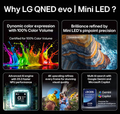 LG AI QNED evo 82 189 cm (75 inch) Ultra HD (4K) Mini LED Smart WebOS TV 2026 Edition with Dynamic QNED Color Pro, Mini LED with Precision HDR Master (75QNED82BLA)-2
