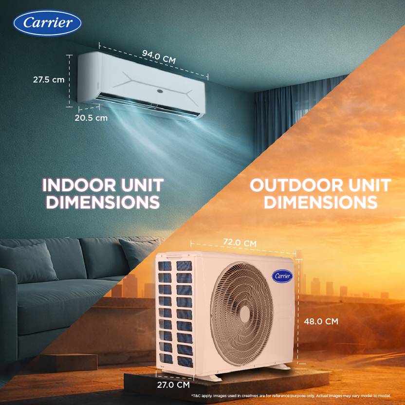 Carrier 2026 Model 1.5 Ton 3 Star Split Inverter with Wi-fi AC (18K ESTER EDGE GXi (Wi-Fi 2.0) INVERTER R32 SPLIT AC_CAI18EE3R36W1, White)-4