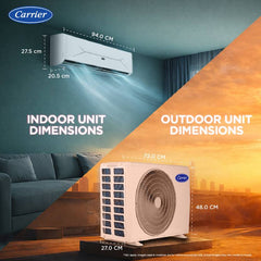 Carrier 2026 Model 1.5 Ton 3 Star Split Inverter with Wi-fi AC (18K ESTER EDGE GXi (Wi-Fi 2.0) INVERTER R32 SPLIT AC_CAI18EE3R36W1, White)-4