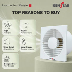Kenstar AirVent A150 150 mm Exhaust Fan-2