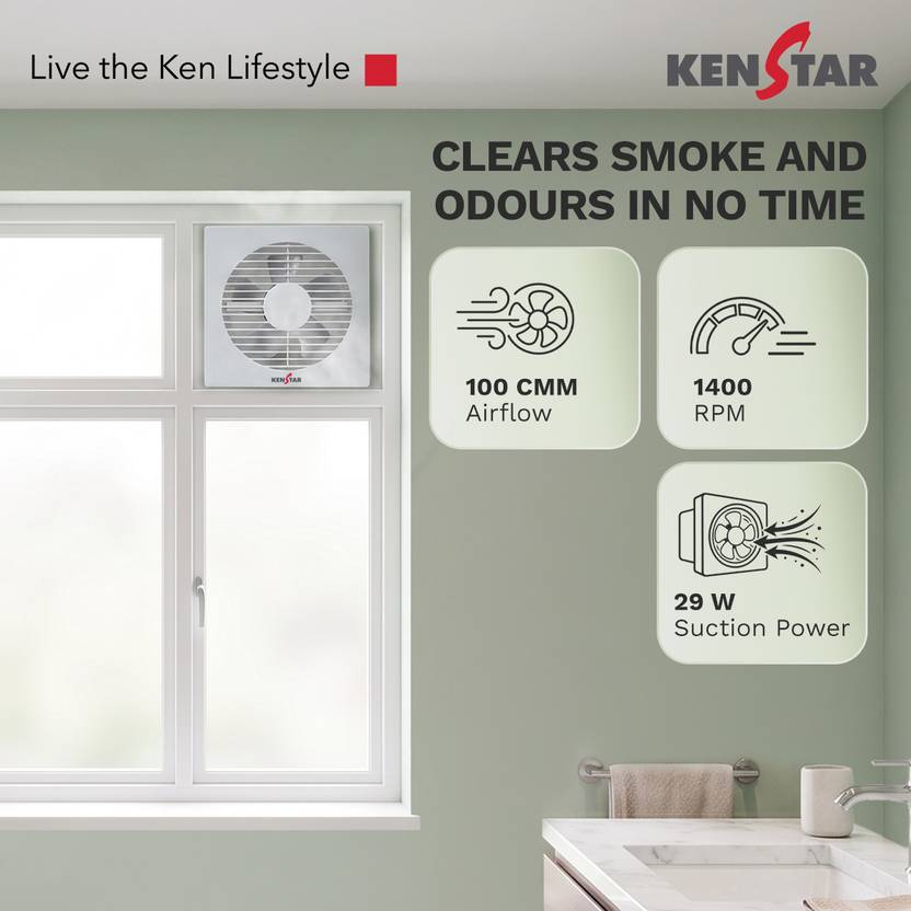 Kenstar AirVent A200 200 mm Exhaust Fan-3