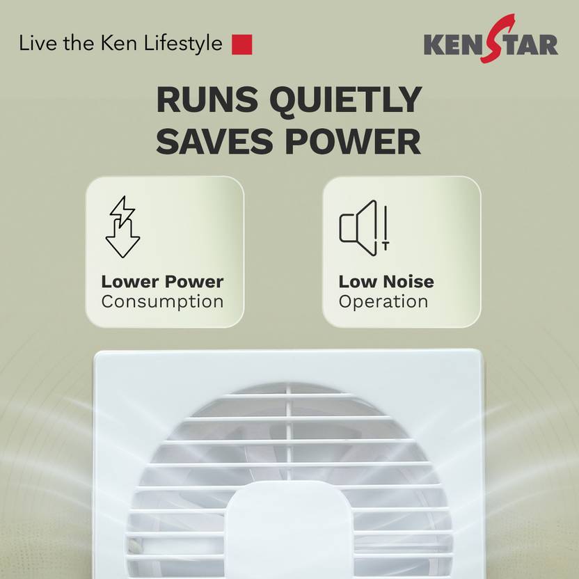 Kenstar AirVent A150 150 mm Exhaust Fan-4