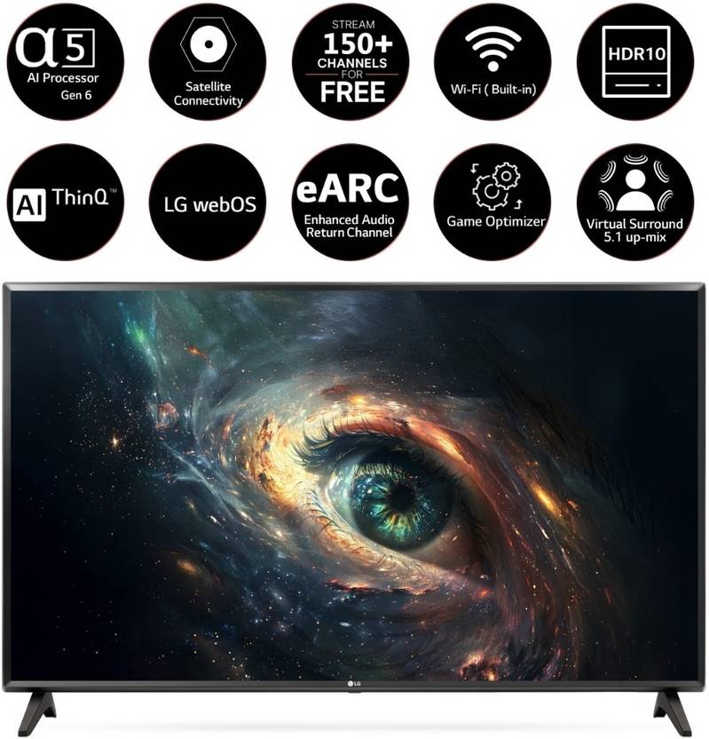 LG LR60 80 cm (32 inch) Full HD LED Smart WebOS TV (32LR605B6LC)-2