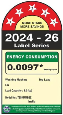 LG 9 kg Fully Automatic Top Load Washing Machine Black (T90KMMB3Z)-4