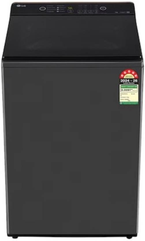 LG 9 kg Fully Automatic Top Load Washing Machine Black (T90KMMB3Z)