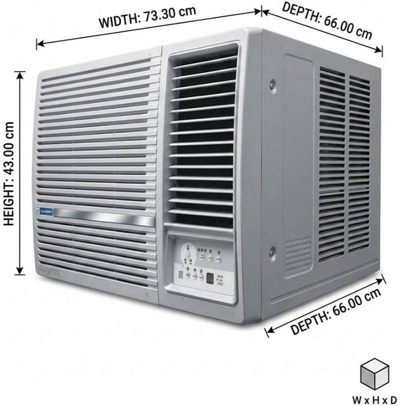Blue Star 2022 Model 1.5 Ton 5 Star Window Fixed Speed AC (WFA318LXU, White)-4