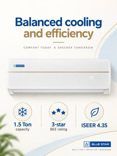 Blue Star 2026 Model 1.5 Ton 3 Star Split Inverter AC (IA318EXU, White)-2