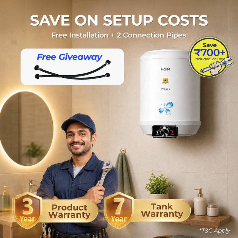 Haier ES25V-Precis/ES25V-PV2(PRE)(W) 25 L Storage Water Geyser-2