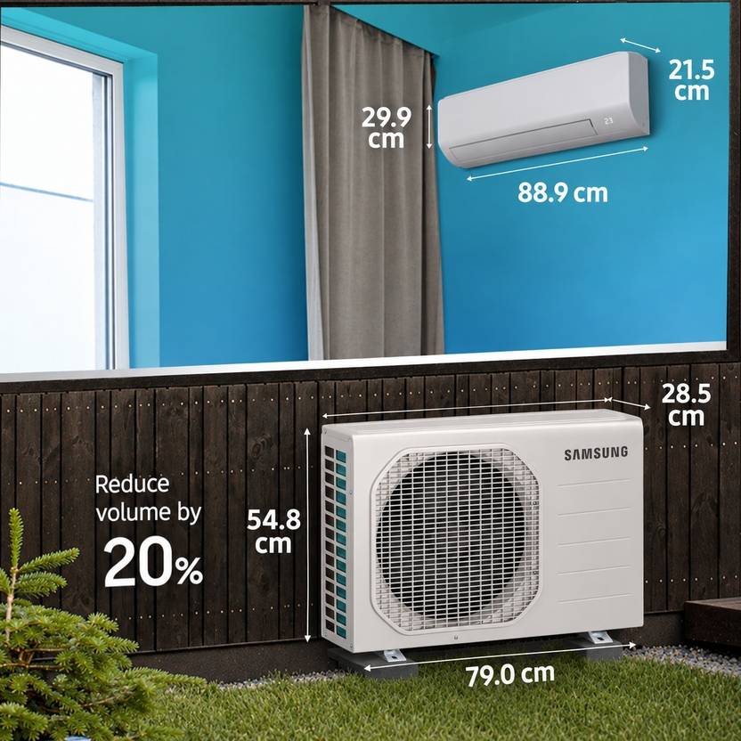 Samsung 5 in 1 Convertible 1.5 Ton 3 Star Inverter Split Smart AC with Bespoke AI (2026 Model, Copper Condenser, AR50H19D1XHNNA)-5