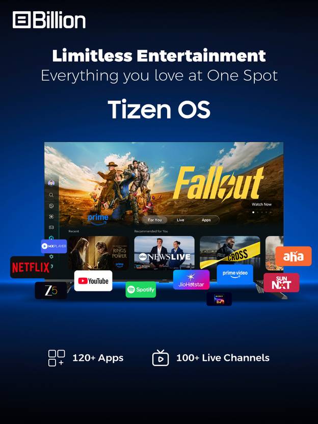 Billion 139 cm (55 inch) Ultra HD (4K) LED Smart Tizen TV 2026 Edition (55UHDTDBXXTB)-2