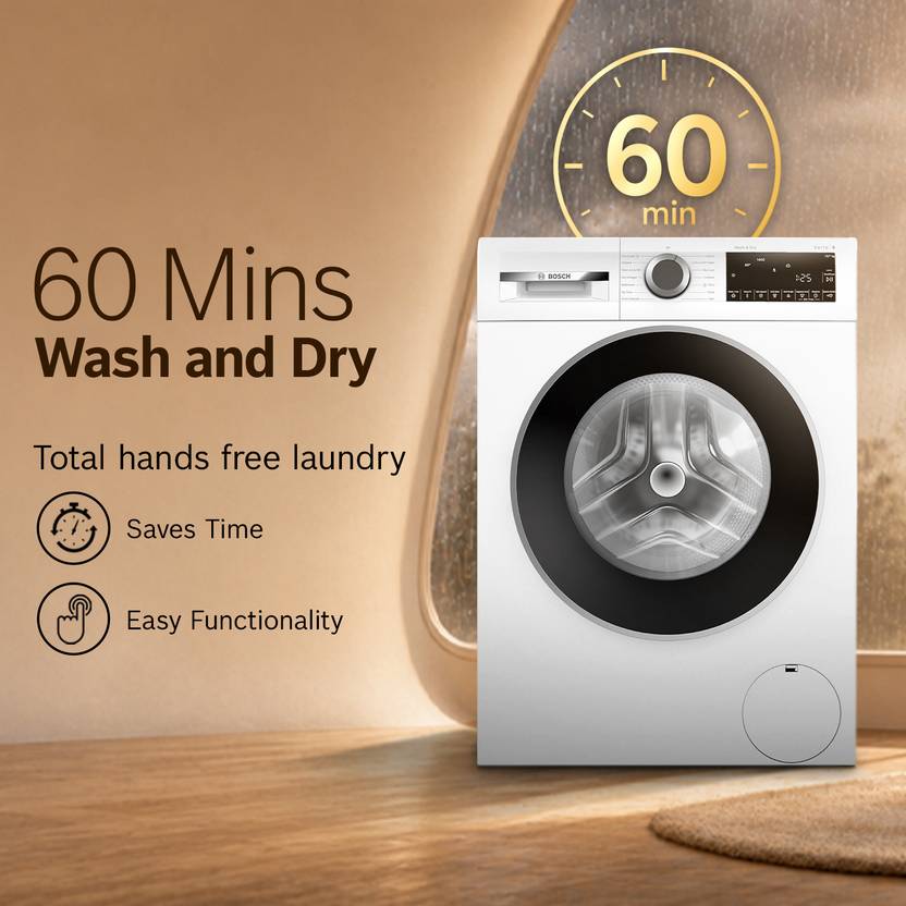 Bosch 12/7 kg Washer with Dryer White (WNA27400IN)-4