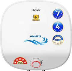 Haier ES25V-AQUALIS :ES25V-AQUALIS 25 L Storage Water Geyser 2.2kW High Speed Heating I Shock Proof I 5 Star Rating I Glass Lined Tank I Incoloy 800-1