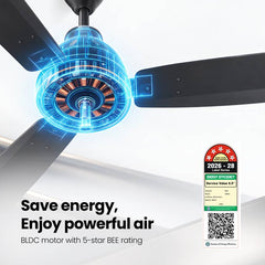 Polycab Wizzy Vibe BLDC Motor 1200 mm Ceiling Fan-4