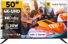 Realme TechLife 126 cm (50 inch) Ultra HD (4K) LED Smart Google TV (50UHDGDRDDVB)-1