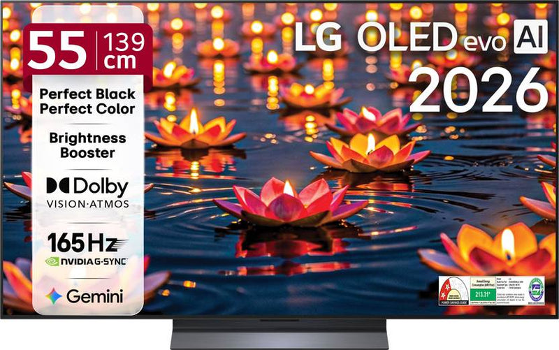 LG 139 cm (55 inch) OLED Ultra HD (4K) Smart WebOS TV 2026 Edition (OLED55C6PLA)-1
