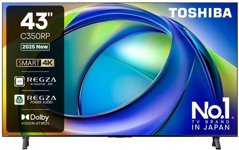 Toshiba 109.22 cm (43 Inch) Ultra HD (4K) LED Smart VIDAA TV (3C350RP)-1