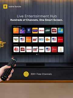 Realme TechLife 80 cm (32 inch) QLED HD Ready Smart Android TV 2026 Edition with Thunder OS, Live TV, Netflix, 100+ Apps, 20W Speakers, 300 Nits (32HDSQRWWTQ)-2