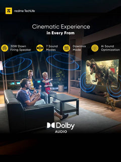 Realme TechLife 108 cm (43 inch) QLED Ultra HD (4K) Smart Google TV 2026 Edition with 5.0 OS, Dolby Audio, and 30 W downfiring speaker (43UHDIQRWSDQ)-3