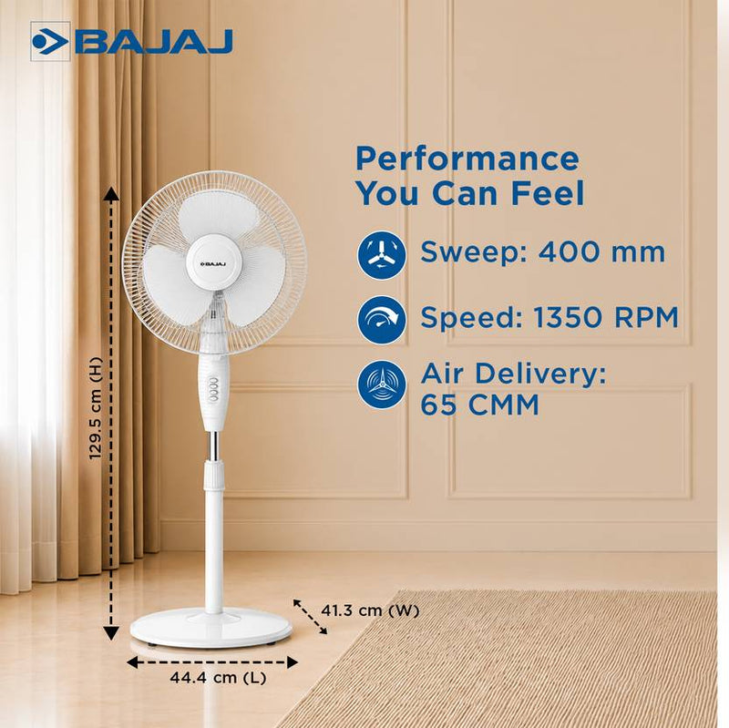 BAJAJ Crest Neo 400 mm Pedestal Fan-4