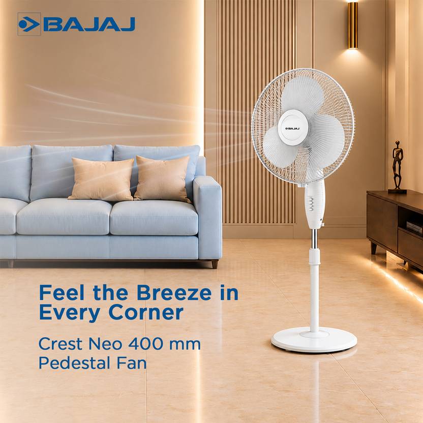 BAJAJ Crest Neo 400 mm Pedestal Fan-2