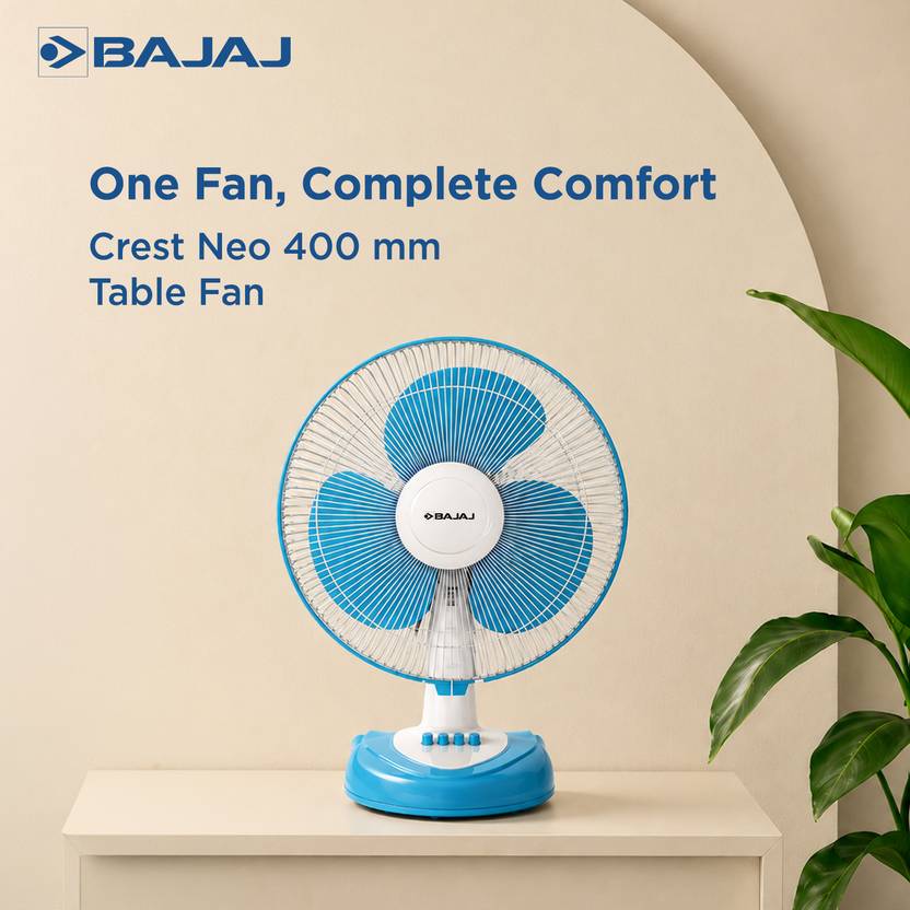 BAJAJ Crest Neo 400 mm Table Fan-2