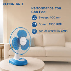 BAJAJ Crest Neo 400 mm Table Fan-4