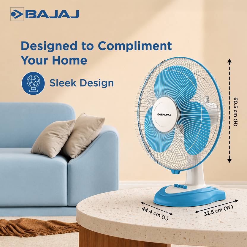 BAJAJ Crest Neo 400 mm Table Fan-6