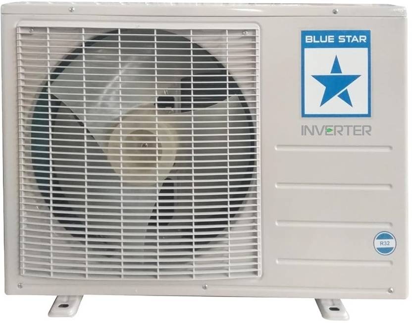 Blue Star 2023 Model 1 Ton 5 Star Split Inverter AC (IC512DNUR, Silver)-4