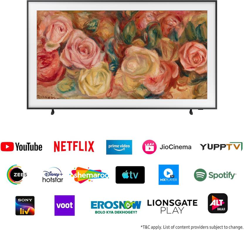 Samsung The Frame 165.1 cm (65 inch) QLED Ultra HD (4K) Smart Tizen TV with 2024 Model (QA65LS03DAULXL)-3