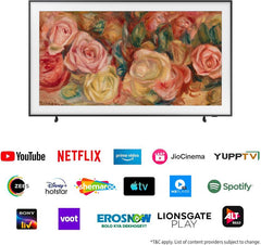 Samsung The Frame 165.1 cm (65 inch) QLED Ultra HD (4K) Smart Tizen TV with 2024 Model (QA65LS03DAULXL)-3