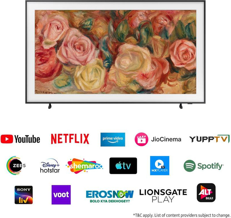 Samsung The Frame 165.1 cm (65 inch) QLED Ultra HD (4K) Smart Tizen TV with 2024 Model (QA65LS03DAULXL)-3