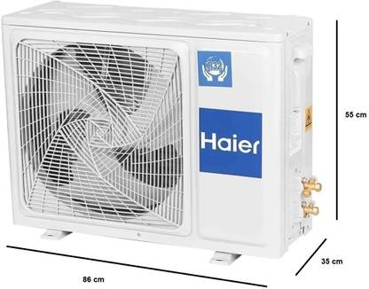 Haier 2024 Model 1.6 Ton 5 Star Split Inverter AC - Pearl White