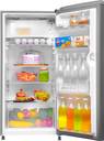 Haier 185 L Direct Cool Single Door 2 Star Refrigerator with DEFT TechnologyLarge Vegetable Box (Moon silver, HED-19TMS-N)