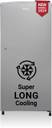 Haier 185 L Direct Cool Single Door 2 Star Refrigerator with DEFT TechnologyLarge Vegetable Box (Moon silver, HED-19TMS-N)