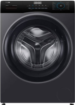 Haier 6.5 kg Fully Automatic Front Load Washing Machine Grey, Black (HW65-IM10919S8)-1