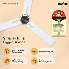 Kenstar Snow breeze Underlight 1200 mm Ceiling Fan-4