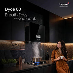 Livpure LIV-DYCE-BLDC-60 1650 CMH 60 cm Ductless Powerful Suction BLDC Motor 5 Stage Activated Carbon Filter Touch & Gesture Control Low Noise Wall-2