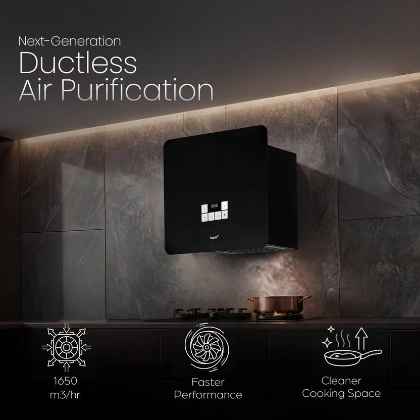 Livpure LIV-DYCE-BLDC-60 1650 CMH 60 cm Ductless Powerful Suction BLDC Motor 5 Stage Activated Carbon Filter Touch & Gesture Control Low Noise Wall-3