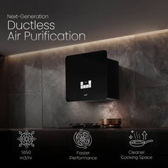 Livpure LIV-DYCE-BLDC-60 1650 CMH 60 cm Ductless Powerful Suction BLDC Motor 5 Stage Activated Carbon Filter Touch & Gesture Control Low Noise Wall-3