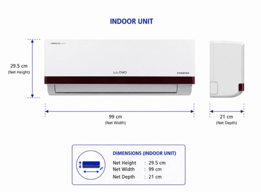 Lloyd 2025 Model 1.5 Tons 5 Star Split Inverter AC (GLS18I5FORBW, White)-2