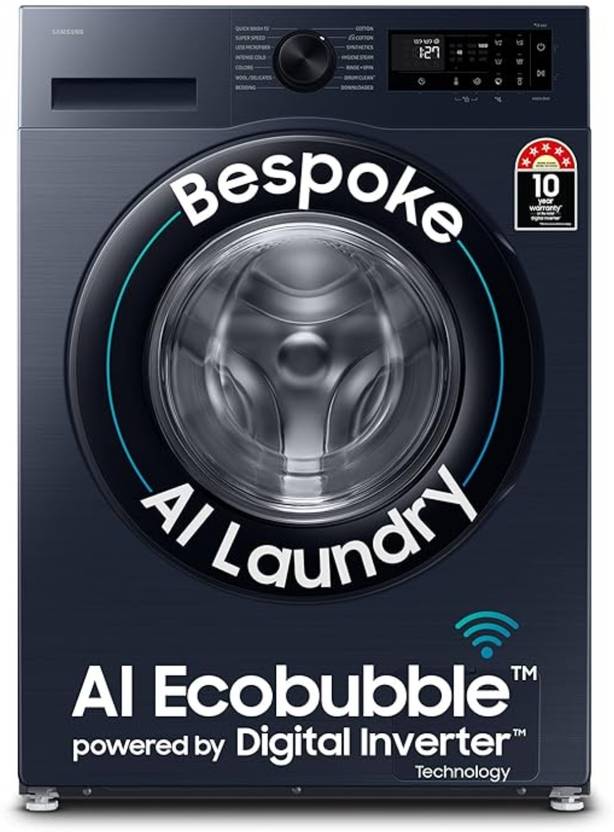 Samsung 12 kg Fully Automatic Front Load Washing Machine with In-built Heater Blue (WW12DG5B24AS)-5