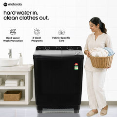 Motorola 8 kg 5 star rating Midnight Series Semi Automatic Top Load Washing Machine Black (MTSA805NNNDB)-6