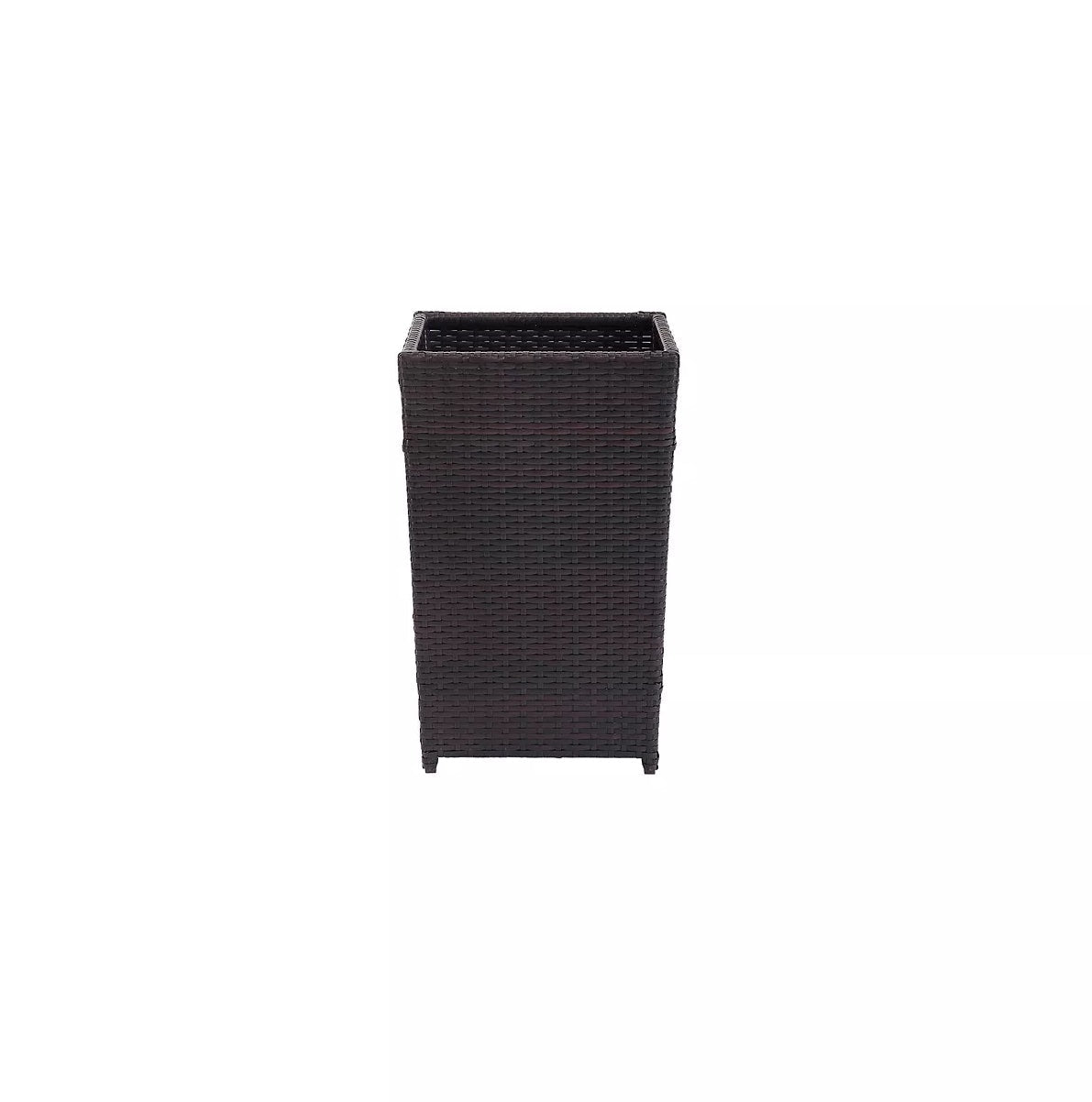 Nadi Outdoor Wicker Planters For Garden , Balcony (Dark Brown)