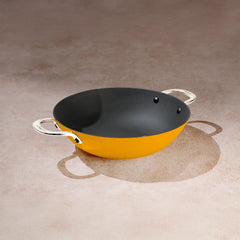 No. 9 Enamel Cast Iron Kadai LITE (2.1L)