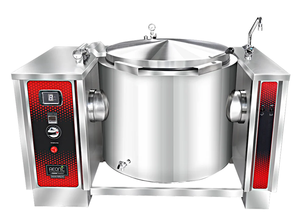 Aeonic Commercial Induction Tilting Boiling Pan – 100 L to 400 L