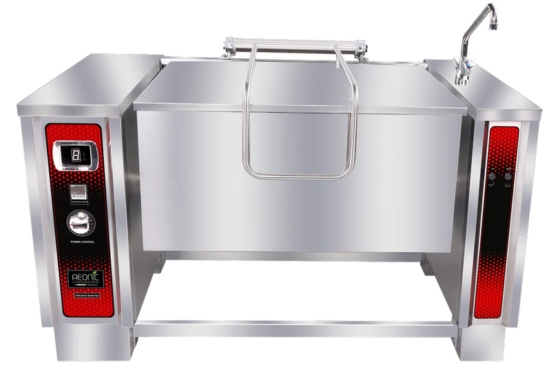 Aeonic Commercial Induction Tilting Bratt Pan / Braising Pan – 100 L to 400 L