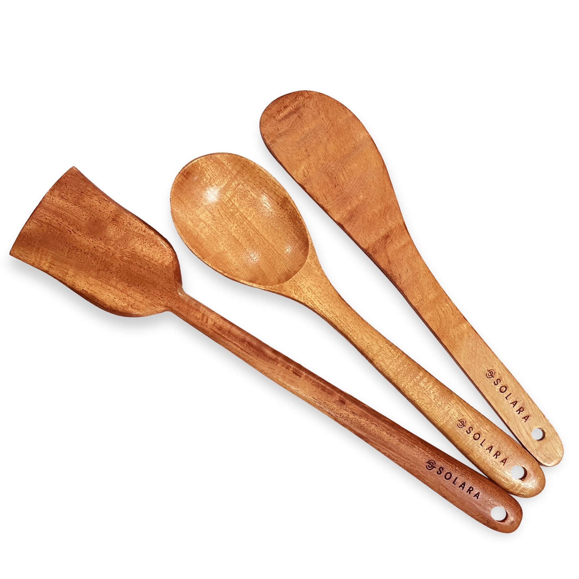 Neem Wood Spatula Set- Pack of 5