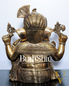 Pagadi Ganesha Brass idol 21 inches
