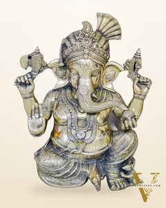 Pagadi Ganesha Brass idol 21 inches